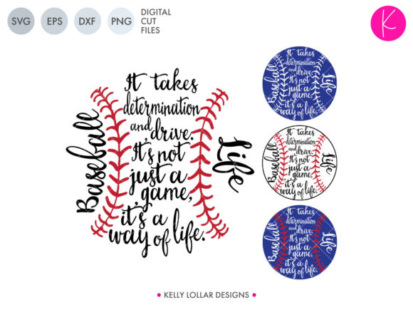 Baseball Life Graphics for Crafts