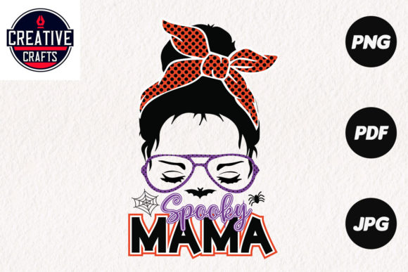 Halloween Sublimation Design Spooky Mama