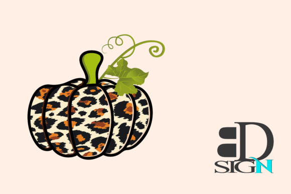 Lepard Pumpkin: Graphics & Crafts for Fall