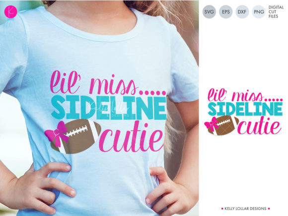 Lil Miss Sideline Cutie Graphics for Crafts