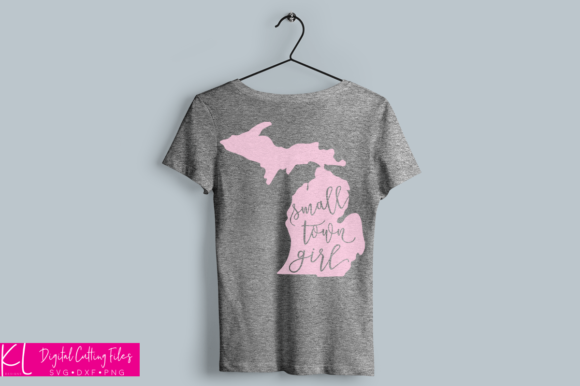 Michigan Small Town Girl Graphics for Crafts