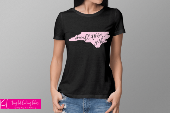 North Carolina Small Town Girl Graphics