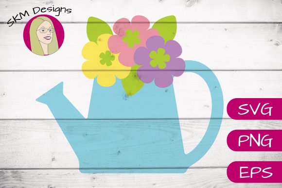 Spring Watering Can Graphics for Crafts